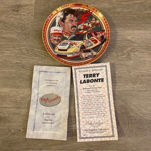 1996 Terry Labonte Kellogg's #5 Chevy 6.5" Collector's Plate Hamilton Collection